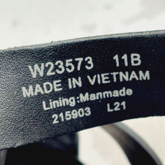 NEW Cole Haan Crystal Pink Leather Buckle Sling Back Summer Wedge Sandals T332 - Picture 11 of 12